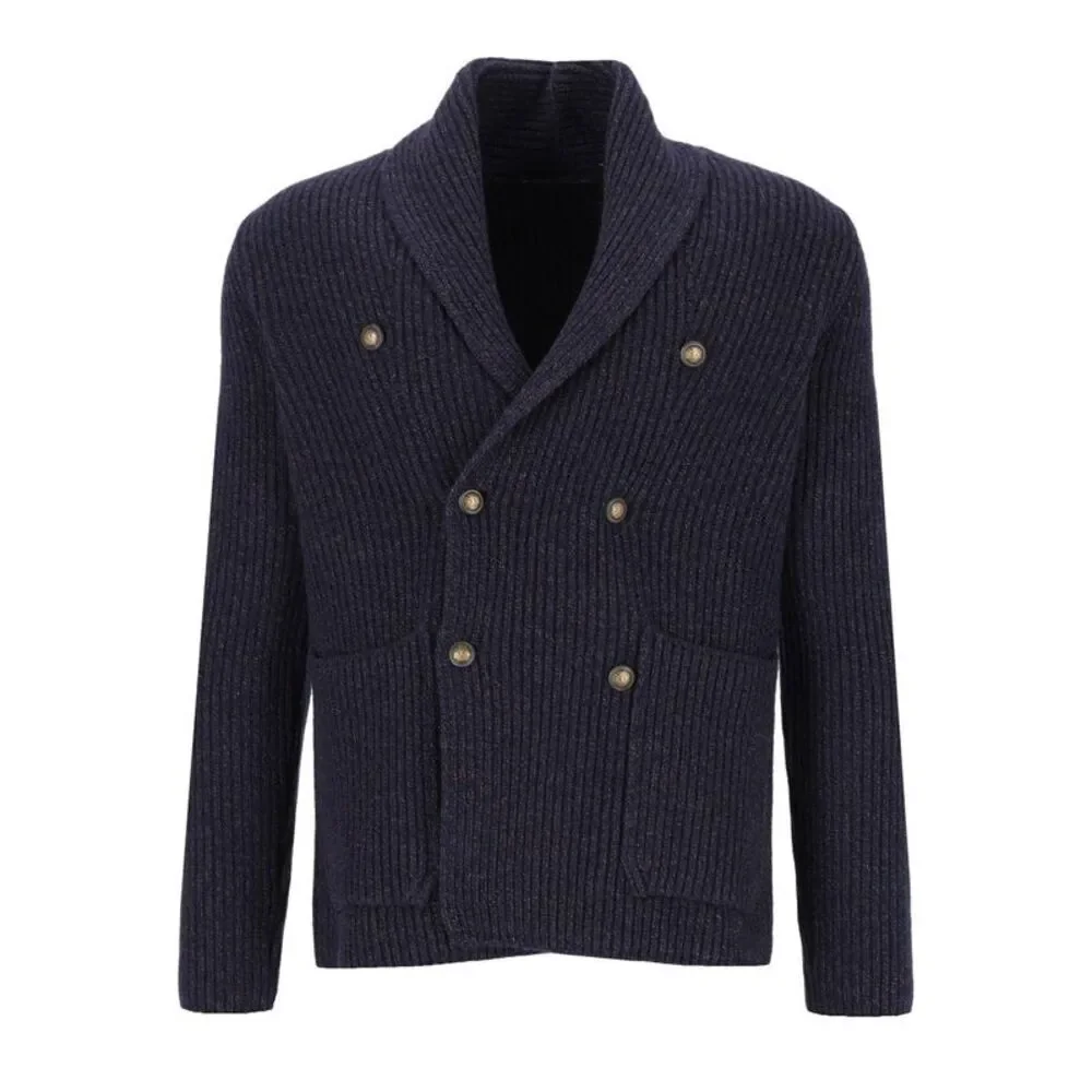 Al Duca D'aosta Men Double-Breasted Cardigan